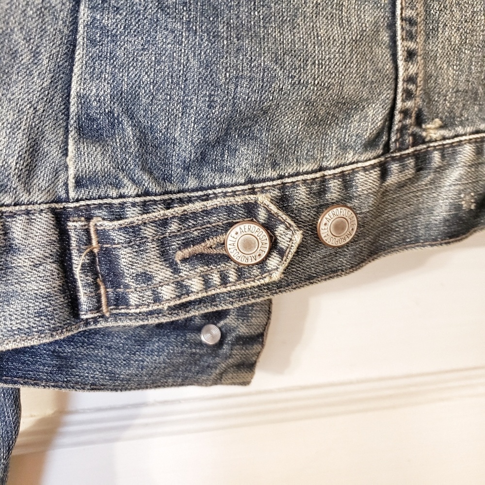 Distressed Denim Jacket - Picture 4 of 7